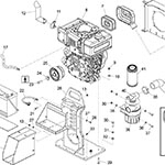 Yanmar L100N Engine Assembly